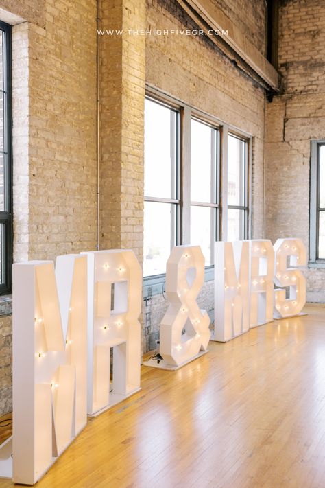 Future MR. & MRS. 🍾💍🥂 Wedding Day Idea: Use marquee letters to highlight special areas of our venue, like the dance floor, sweetheart table, or entryway. Choose letters that spell out your initials, "MR & MRS," or even fun words like "DANCE" to create photo-worthy decor! #weddingplanning #weddingvenue #weddingideas #grandrapids #bridetobe #dreamwedding #luxurywedding #weddingday #mrandmrs #weddingdecor #weddingceremony #weddingreception #weddinginspo Fun Words, Wedding Marquee, Artisan Tiles, Loft Space, Reception Inspiration, Wood Beam Ceiling, Marquee Sign, Grand Rapids Michigan, Marquee Letters