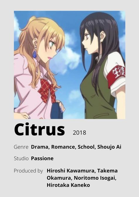 Anime List To Watch Yuri, Anime Recommendations List Yuri, Gl Animes To Watch, Pink Egirl, Anime Cards, Poster Information, Anime Minimalist Poster, Korean Drama Series, Anime Suggestions