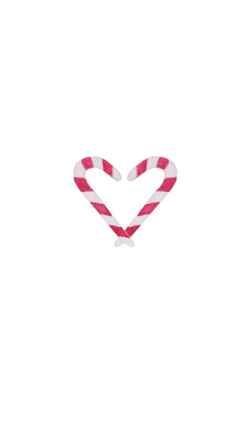 Candy Cane Heart Watercolor Phone Wallpaper Candy Cane Heart Wallpaper, Aesthetic Wallpaper Heart, Candy Cane Wallpaper, Wallpaper Candy, Watercolor Phone Wallpaper, Wallpaper Fur, Christmas Wallpaper Aesthetic, Candy Cane Heart, Christmas Widgets