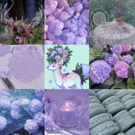 Light Green And Purple Color Palette, Lavender Mood Board Aesthetic, Deer Color Palette, Purple And Green Mood Board, Unique Mood Boards, Deer Moodboard, Pink And Green Mood Board, Mint Moodboard, Lavender Brown Aesthetic