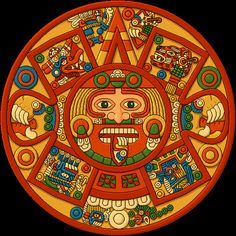 Tonatiuh, o Deus Sol Asteca Aztec Sun God, Aztec Symbols, Light Beings, Aztec Sun, God 7, South American Art, Sun Solar, Aztec Art, Sun God