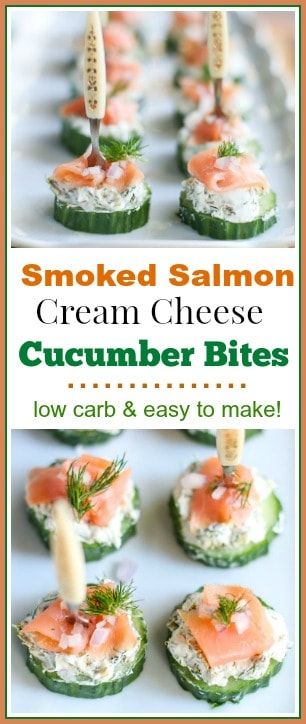 These cute little Smoked Salmon Cream Cheese Cucumber Bites make the perfect finger food for a party! They are low carb and easy to make. Salmon And Cucumber Bites, Smoked Salmon And Cream Cheese Cucumber Bites, Smoked Salmon Cucumber Appetizer, Cucumber Party Food, Cucumber And Salmon Appetizer, Salmon Snack Ideas, Smoked Salmon And Cream Cheese Recipes, Cucumber Cream Cheese Snack, Smoked Salmon Cucumber Bites