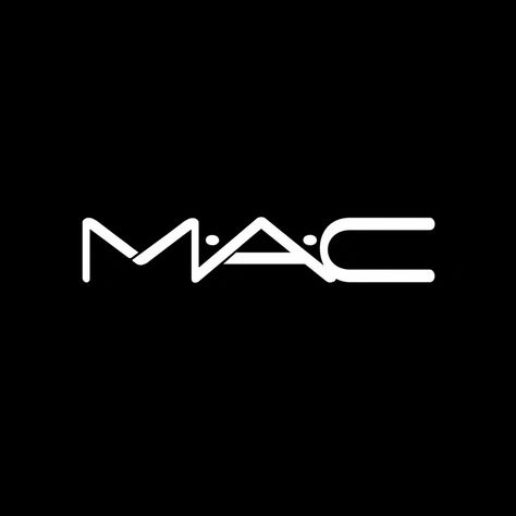 MAC Cosmetics Mac Logo Design, Mac Cosmetics Logo, Mac Logo Cosmetics, Mac Makeup Aesthetic, Mac Cosmetics Aesthetic, Makeup Brand Logo, Mua Logo, Make Up Logo, Mac Logo