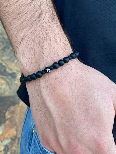 Bracelets For Boys, Beads Bracelet For Men, Diy Wire Jewelry Rings, Leather Jewelry Making, Braided Bracelet Diy, Wire Jewelry Rings, Leather Cord Bracelets, Diy Jewelry Unique, Men's Bracelets