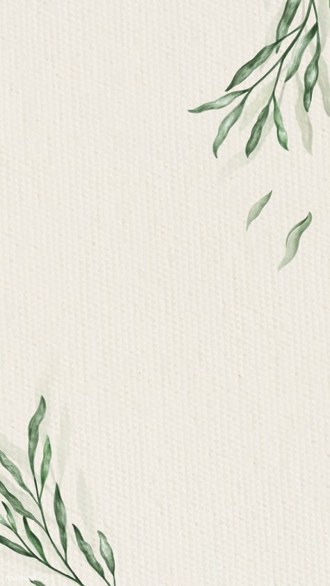 Greenery frame mobile phone wallpaper vector | premium image by rawpixel.com / Noon Greenery Wallpaper, Leaves Wallpaper Iphone, Greenery Background, Green Leaf Background, Mobile Phone Wallpaper, Wallpaper Illustration, Leaf Outline, Leaves Illustration, Leaf Border