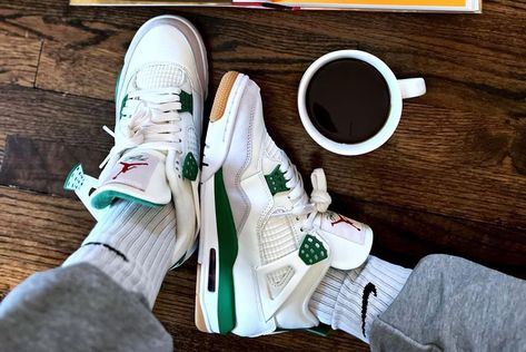 Pine Green Jordan 4 Outfit Men, J4 Pine Green Outfit, Jordan 4 Pine Green Outfit Men, Pine Green Jordan 4 Outfit, Jordan 4 Sb Pine Green Outfit, Jordan 4 Pine Green Outfit, Nike Sb Jordan 4, Retro Men Outfit, Retro Outfits Dress