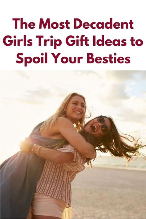 Girls Trip Gift Ideas, Trip Gift Ideas, Girls Trip Gifts, Best Gifts For Girls, Friends Diy, Travel Diy, Spoil Yourself, Travel Items, Travel Gifts