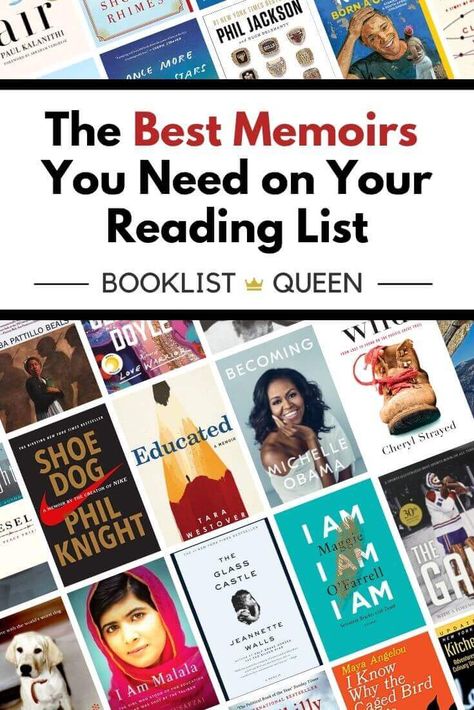 Good Biographies To Read, Must Read Memoirs, Biography Books To Read, Memoir Books To Read, Best Biography Books, Best Autobiographies To Read, Best Biographies To Read, Best Memoirs To Read, Celebrity Memoirs