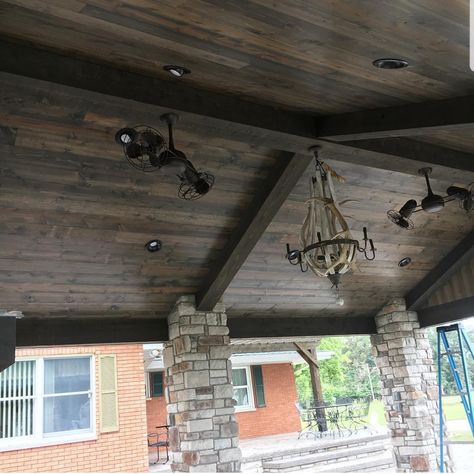 Back Porch Ceiling, Tounge And Groove, Groove Ceiling, Tongue And Groove Walls, Pool Shed, Tongue And Groove Panelling, Tongue And Groove Ceiling, Porch Ceiling, Porch Roof