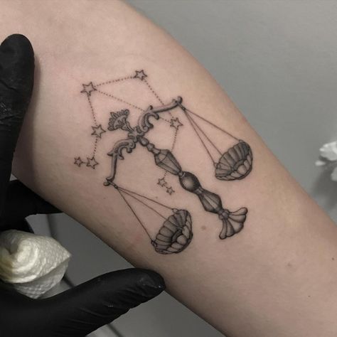 Libra Tattoos For Women, Best Libra Tattoos, Libra Tattoo Designs, Bella Tattoo, Libra Tattoos, Libra Tattoo, Gemini And Aquarius, Astrological Symbols, Lace Tattoo