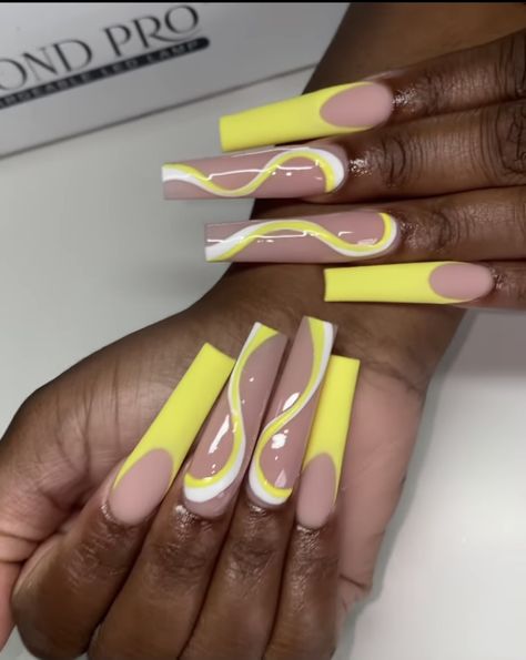 Yellow Stiletto Nails Design, Yellow Stiletto Nails, Stiletto Nails Design, Boujee Nails, Nail Board, Stiletto Nails Designs, Dope Nail Designs, Nail Jewelry, Acrylic Nails Coffin