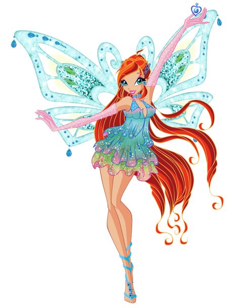 Winx Club: Bloom! Princess Bloom is the princess of Domino and one of the founding members of the Winx Club and also the leader of the Winx Club. She is also a former student of Alfea College for Fairies. Bloom is the Guardian Fairy of Domino and keeper of the Dragon's Flame. She was the first character to be introduced. She is also the childhood friend of Selina. Winx Cosplay, Fire Fairy, Las Winx, Klub Winx, Arte Indie, Winter Princess, Bloom Winx Club, Fairy Artwork, Arte Sketchbook