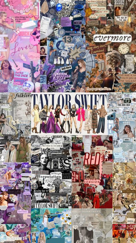 Taylor Swift Collage, Taylor Swift Images, Pusheen Cute, Happy Birthday Wallpaper, Birthday Wallpaper, Swift Tour, Taylor Swift Cute, Taylor Swift Eras, Taylor Swift Wallpaper