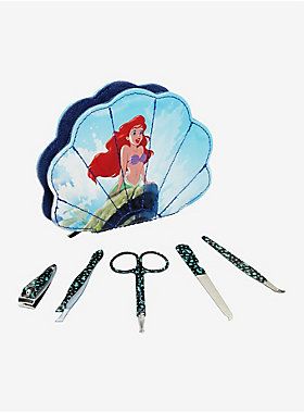 Mermaid Manicure, Little Mermaid Bathroom, Little Mermaid Nails, Mermaid Nail, Mermaid Kisses, Disney The Little Mermaid, Pedicure Set, Nail Scissors, Mermaid Lover