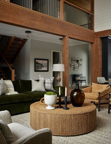 Home Tour | Rustic Meets Organic Elegance in this Modern Ski Chalet by TOM Interior Design Studio — Scout & Nimble Modern Ski Chalet, Rustic Chalet, What Is Interior Design, Modern Chalet, Chalet Interior, Comfortable Furniture, Ski Chalet, Style At Home, Interior Design Studio