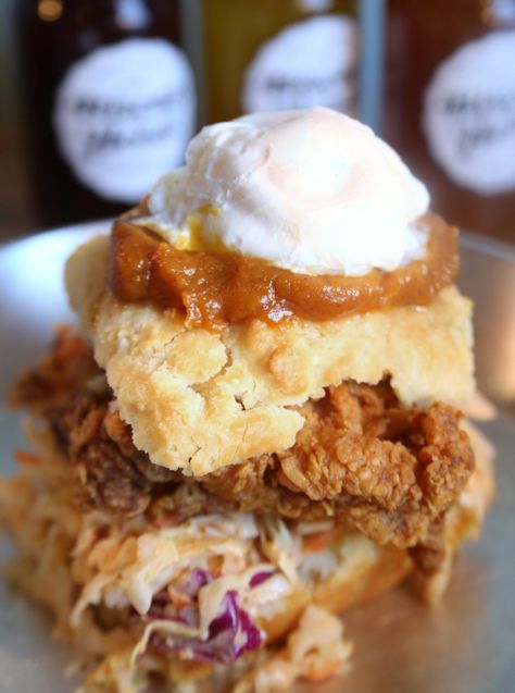 Build a Better Chicken Biscuit – Garden & Gun Jason Roy, Best Biscuit Recipe, Chicken Biscuit, Best Brunch Recipes, Southern Biscuits, Nashville Hot Chicken, Chicken And Biscuits, Cheese Biscuits, Southern Food