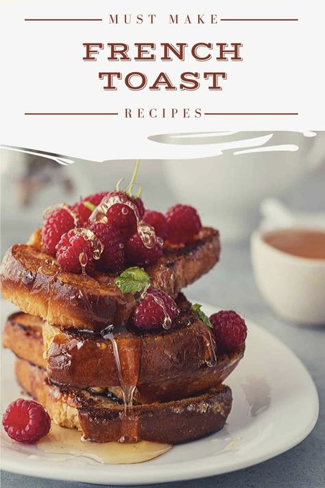 How-to-Make-French-Toast-CO396-Pin-3 Making French Toast, Toast With Egg, Fluffy French Toast, Perfect French Toast, French Bread French Toast, Breakfast Recipes Easy Quick, Classic French Toast, Vegan French Toast, Make French Toast