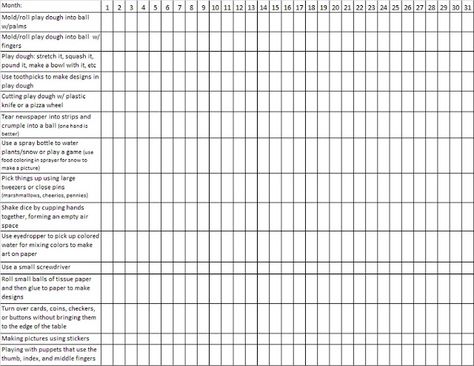 Fine Motor Skills Activities checklist for kids (website has two full sheets of activities) Rummikub Game, Checklist For Kids, Finger Gym, Mini Erasers, Number Value, Preschool Fine Motor, Gross Motor Activities, Fine Motor Skills Activities, Motor Skills Activities