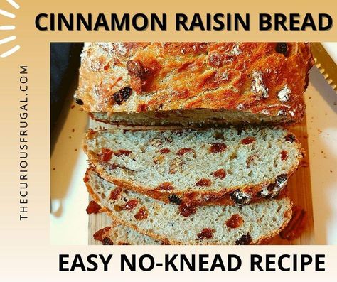 Cinnamon Raisin Bread Recipe with Pecans: Easy and No-Knead - Money tips for moms Stand Mixer Recipes Breads, Recipe With Pecans, Gingerbread Scones, Raisin Bread Recipe, Cinnamon Raisin Bread Recipe, Best Scone Recipe, Camp Oven, Cinnamon Bread Recipe, Recipe Bread