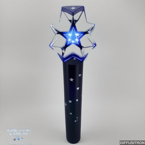 Star Lightstick, Star Lightstick Fanmade, Kpop Lightstick Ideas For Dr, Light Sticks Ideas Kpop Shifting, Moon Lightstick Fanmade, Blue Lightstick Fanmade, K Pop Lightstick Shifting, Kpop Lightstick Fanmade Moon, Stage Equipment