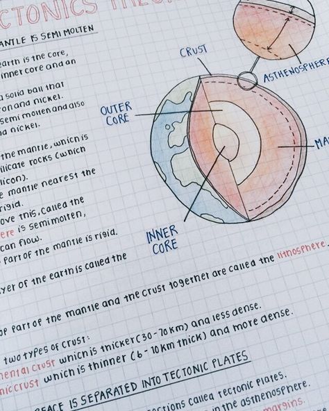 Geology Notes, Philosophy Student, Geography Revision, Geography Notes, Basic Geography, Pretty Handwriting, University Of Nottingham, Notes Aesthetic, Neat Handwriting