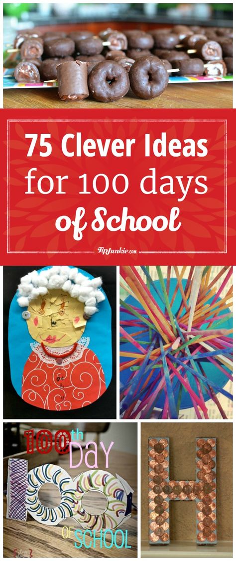 75 Clever Ideas for 100 days of School 100 Days Of School Crafts, 100 Days Of School Project Kindergartens, School Award Certificates, 100 Day Project Ideas, 100 Day Activities, 100 Días De Clases, 100th Day Of School Ideas, 100 Days Of School Ideas, 100th Day Of School Crafts