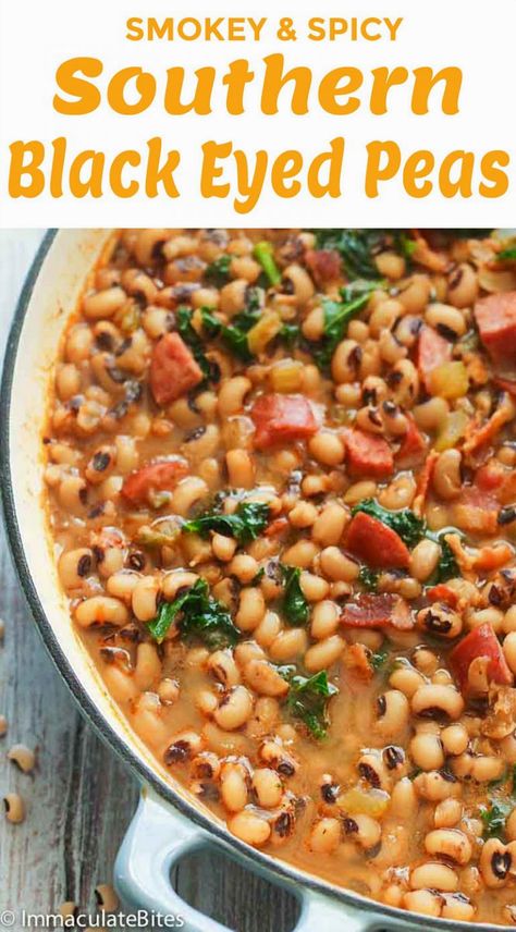 Savor the comforting flavors of the South with this mouthwatering black eyed peas recipe. Perfect for family gatherings or a cozy night in, this dish combines tender peas with a blend of savory spices and aromatic herbs. Whether you're a seasoned cook or new to Southern cuisine, this easy-to-follow recipe will have you serving up a bowl of warmth and tradition in no time. Enjoy a taste of Southern hospitality with every bite! Southern Style Black Eyed Peas, Black Eyed Peas With Bacon, Southern Black Eyed Peas Recipe, Watermelon Gazpacho Recipe, Southern Black Eyed Peas, Blackeyed Peas, Black Eyed Peas Recipe, Gazpacho Recipe, Peas Recipe