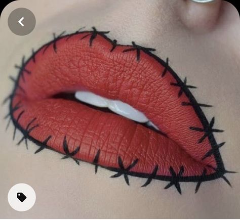 Halloween Lip Makeup, Maquillage Halloween Simple, Halloween Makeup Clown, Halloweenský Makeup, Halloween Nails Diy, Hallowen Ideas, Cute Halloween Makeup, Halloween Beauty