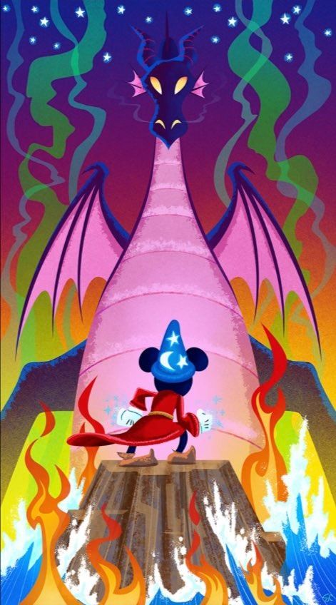 Sam Carter on X: "The granddaddy of them all, 32 years ago tonight. https://t.co/Vq2mTnPsgh" / X Anastacia Disney, Sorcerer Mickey, Disney Illustration, The Best Wallpapers, Mickey Mouse Art, Best Wallpapers, Disney Background, Disney Iphone, Disney Posters