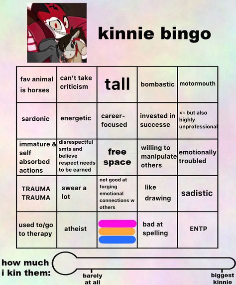 Kinnie Bingo Helluva Boss, Blitzo Kinnie Bingo, Helluva Boss Template, Helluva Boss Oc Template, Helluva Boss Oc Challenge, Helluva Boss Kinnie Bingo, Helluva Boss Quotes, Helluva Boss Whisper, Hazbin Hotel Kinnie Bingo