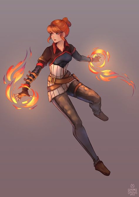 D&d Sorcerer, Dnd Sorcerer, Female Wizard, Character Commission, Fantasy Wizard, Dnd Art, D&d Dungeons And Dragons, Modern Fantasy, Fantasy Inspiration