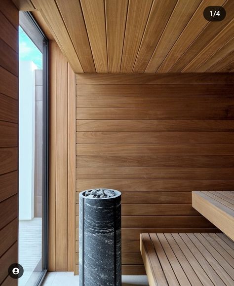 Sauna With A View, Sauna Bench, Sauna Interior, Sauna Bathroom Design, Sauna Stove, Wood Sauna, Sauna Benefits, Sauna House, Spa Rooms