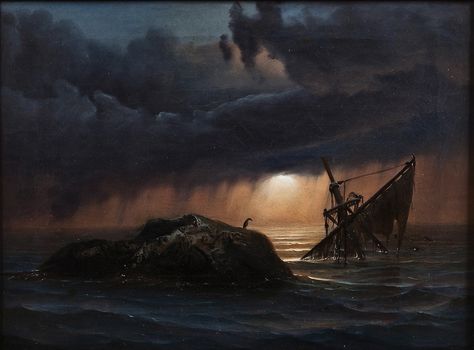 Ghost Images, Moonlight Painting, Maritime Art, Ship Drawing, Grey Clouds, Watercolor Palette, European Art, The Masterpiece, Shipwreck