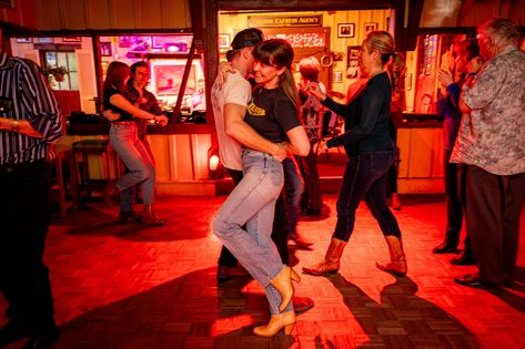 Dancing the Two-Step With a Touch of Swing in Austin Boa Steakhouse, Acl Music Festival, Texas Two Step, Cotton Eyed Joe, Andy Roddick, Ut Austin, Dance Instructor, Two Step, Beauty Event