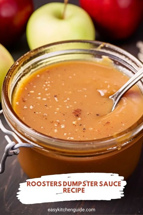 Check out this delicious and easy-to-follow dumpster sauce recipe from Roosters. It's a crowd-pleaser that you can make in no time for your next gathering! Roosters Red Rooster Salad Dressing, Roosters Dumpster Sauce Recipe, Kitchen Extras, Kitchen Guide, Hot Pepper Sauce, Recipe Ingredients, Yummy Dips, Food Trends, Salad Dressings