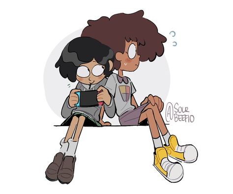 Amphibia Calamity Trio, Marcy And Anne, Anne X Marcy, Mental Instability, Calamity Trio, Amphibia Fanart Ships, Anne Boonchuy, Amphibia Fanart, Marcy Wu