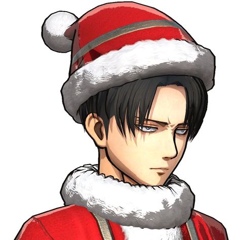 Aot Christmas Pfp, Aot Game, Levi Mikasa, Captain Levi, Anime Christmas, Twitter Icon, Christmas Icons, Levi Ackerman, Fanarts Anime