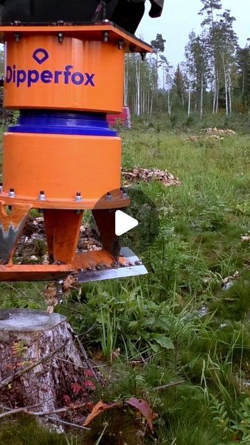 Dipperfox on Instagram: "This stump grinder will make any heavy equipment user happy

#heavyequipment #forestry #stumpgrinder #treeservice #machinery"