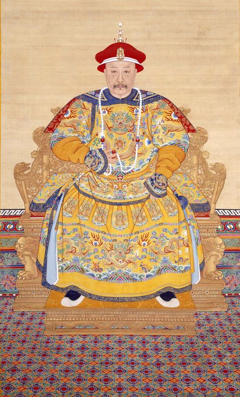 The Jiaqing Emperor, (13 November 1760 – 2 September 1820), personal name Aisin Gioro Yongyan, was the seventh emperor of the Manchu-led Qing dynasty, and the fifth Qing emperor to rule over China from 1796 to 1820. He was the 15th son of the Qianlong Emperor. Ching Shih, Qianlong Emperor, Ancient Korea, Chinese Emperor, Giant Poster, 2 September, 13 November, Ancient Chinese Art, Ancient Paintings