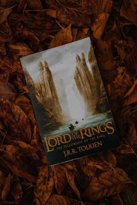 Lord Of The Rings Book Aesthetic, Jrr Tolkien Books, Lotr Aesthetic, Comfort Books, Tis Autumn, Tolkien Books, Random Aesthetics, Fall Rings, Fellowship Of The Ring