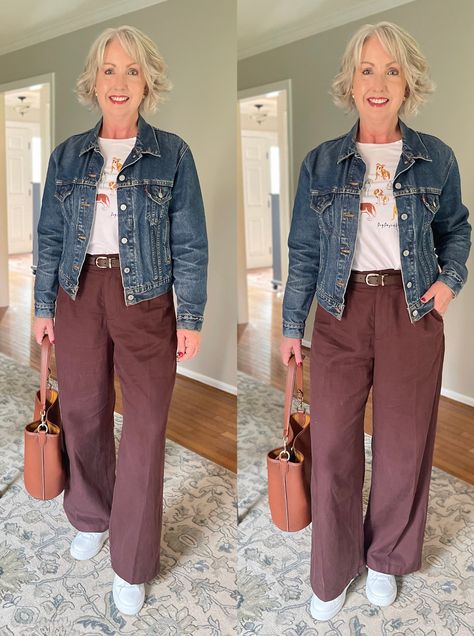 Recent Fall Outfits + New Talbots Deliveries - Dressed for My Day Middle Aged Woman Outfit, Fall Outfits Over 50 For Women, Relaxed Outfits Women, Fall Outfits For Teachers, Casual Everyday Outfits, Dressed For My Day, Seasonal Outfits, Fashion Mom, Mom Wardrobe