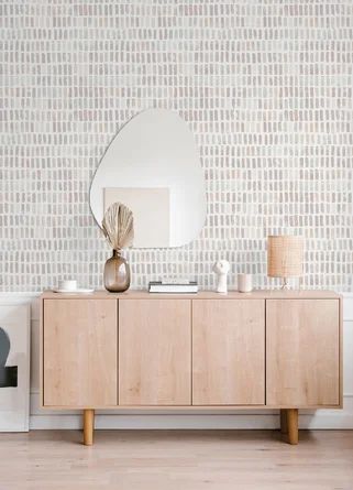 Scott Living, Blush Wallpaper, A Street Prints, Office Wallpaper, Contemporary Wallpaper, Blush Palette, Wallpaper Direct, Watercolor Wallpaper, Woven Wallpaper