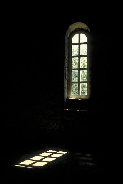 Through the arched window by The Green Album, via Flickr Light Through Window Aesthetic, Drawing Windows, One Dark Window, Victorian Window, Light And Shadow Photography, Dark Window, Victorian Windows, Window Shadow, Dark Windows