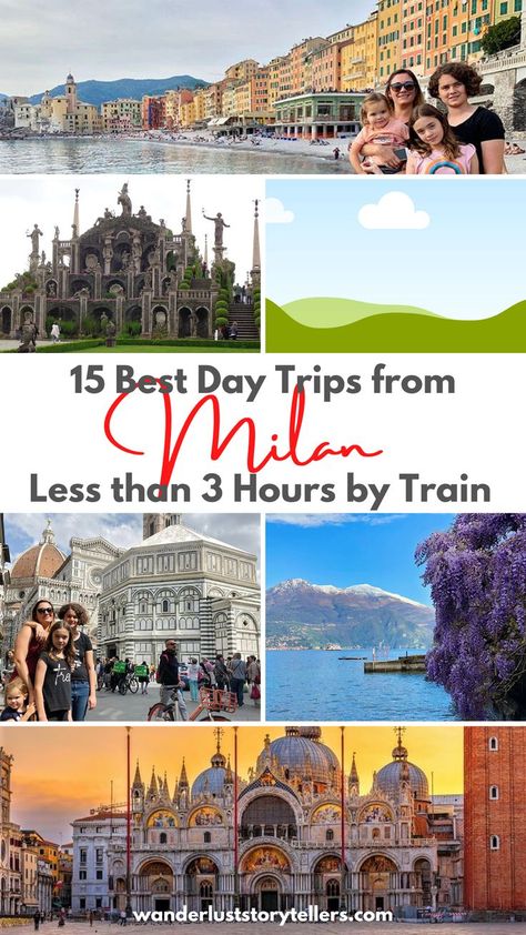 15 Best Day Trips from Milan Under 3 Hours by Train Shopping In Milan, Italy In November, Milan Italy Travel, Italy Trip Planning, Milan Travel, Best Of Italy, Travel Around Europe, Places In Italy, One Day Trip