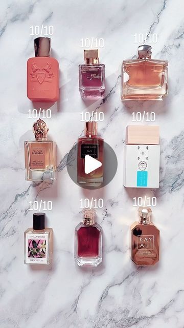 Josie on Instagram: "These vanilla perfumes are all 10/10 🔥  Perfumes shown:  - Althaïr by @parfumsdemarly  - Gentle Fluidity Gold by @maisonfranciskurkdjian  - Fire at Will by @jovoyparis  - Escapade Gourmande by @maisonmataha  - Amore Caffé by @mancera  - Bianco Latte by @giardiniditoscana (PR) - Vanilla 28 by @kayali  - Vanilla Woods by @the7virtues  - Vanilla Royale by Kayali . . . #vanilla #vanillaperfume #perfume #perfumes #perfumecollection #perfumecollector #perfumeaddict #perfumeaddiction #perfumelovers #perfumelover #perfumeforwomen #perfumerecommendations #fragrance #fragrancecollection #smellgoodfeelgood" Gentle Fluidity Gold, Fire At Will, Kayali Vanilla, Gentle Fluidity, Vanilla Perfumes, Vanilla Woods, Escapade Gourmande, Vanilla Perfume, Smell Goods