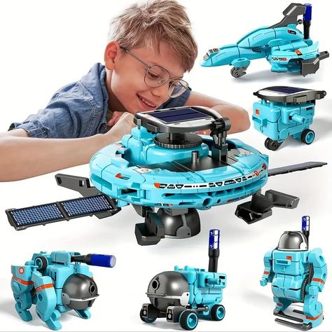 6 in 1 Stem Solar Robot Kit Toys Gifts For Kids Educational - Temu Canada Toddler Stem, Building Science, Stem Projects For Kids, Science Kits For Kids, Robot Kits, Stem Kits, Science Toys, Space Toys, Stem Projects