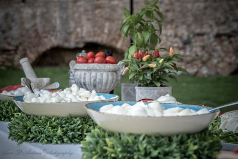 mozzarella station Sicilian Summer, Italian Market, Summer Soiree, Engagement Party, Mozzarella, Weddings, Bar