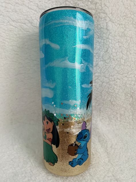 Lilo And Stitch Tumbler , 20oz Skinny Tumbler, Epoxy Tumbler, Personalized Tumbler , Tumbler Cup Stitch Epoxy Tumbler, Stitch Cup Ideas, Lilo And Stitch Tumbler, Stitch Cups, Stitch Tumbler, Epoxy Cups, Jesus Artwork, Epoxy Tumbler, Resin Tumblers