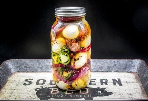 Pickled Sausage And Eggs, Pickled Eggs And Sausage, Pickled Eggs And Sausage Recipe, Recipe For Pickled Eggs, Canned Recipes, Pickled Sausage, Pickled Egg, Egg And Sausage, Pickled Eggs Recipe