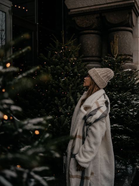 Winter Aesthetic Photoshoot, Winter Photoshoot Aesthetic, Cozy Christmas Photoshoot, January Photoshoot Ideas, Cute Outfit Ideas For Winter, Cozy Photoshoot, Outfit Ideas For Christmas, Aesthetics Outfits, Christmas Instagram Pictures